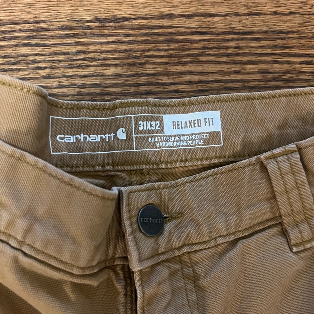 Carhartt Men's Relaxed Fit Khaki Chinos